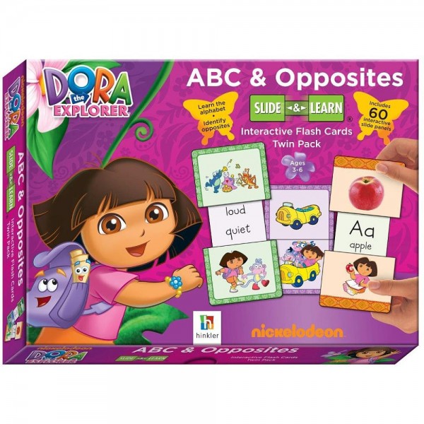 Slide & Learn Interactive Flash - Dora ABC & Opposites - Hinkler - BabyOnline HK