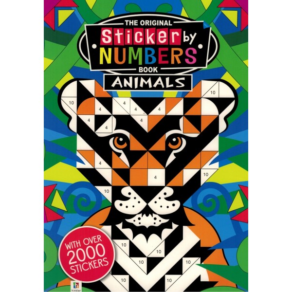 The Original Stickers by Numbers Book - Animals - Hinkler - BabyOnline HK