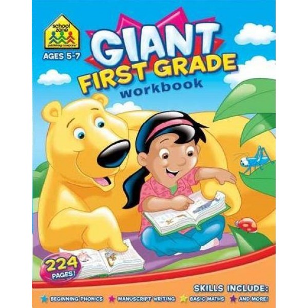 School Zone - Giant Workbooks: First Grade - Hinkler - BabyOnline HK