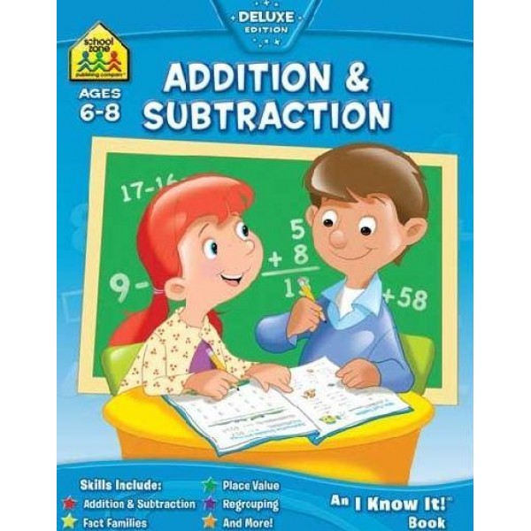 School Zone - Deluxe Addition & Subtraction (6-8y) - Hinkler - BabyOnline HK