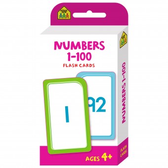 School Zone - Numbers 1-100 Flash Cards