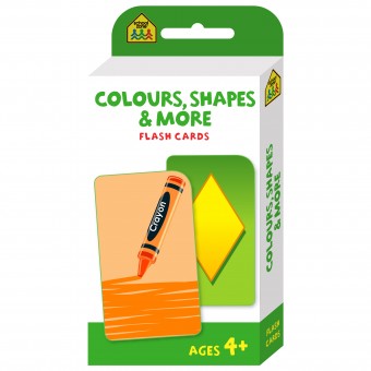 School Zone - Colours Shapes & More Flash Cards