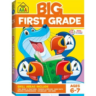 School Zone - Big First Grade Workbook (6-7y)
