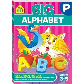 School Zone - Big Alphabet Workbook (3-5y)