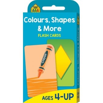 School Zone - Colours, Shapes & More Flash Cards