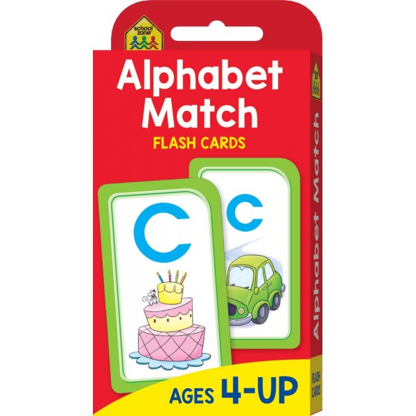 School Zone - Alphabet Match Flash Cards - Hinkler