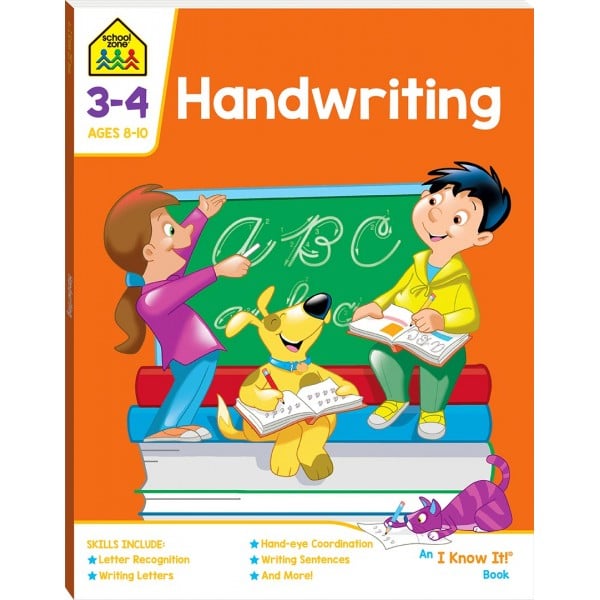 School Zone - Handwriting - I Know it Book (8-10y) - Hinkler - BabyOnline HK