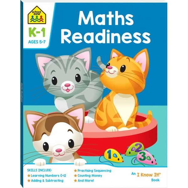 School Zone - Maths Readiness I Know It Book (5-7y) - Hinkler - BabyOnline HK