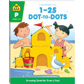 School Zone - 1-25 Dot-to-Dots (3-5y)