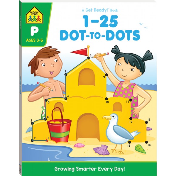 School Zone - 1-25 Dot-to-Dots (3-5y) - Hinkler - BabyOnline HK