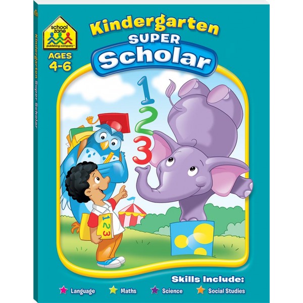 School Zone - Kindergarten Super Scholar (4-6y) - Hinkler - BabyOnline HK