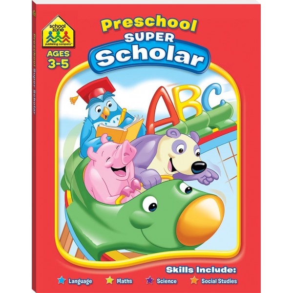 School Zone - Preschool Super Scholar (3-5y) - Hinkler - BabyOnline HK