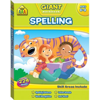 School Zone - Giant Spelling 2-4 Workbook