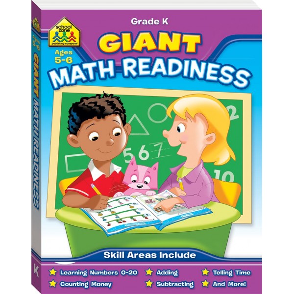 School Zone - Giant Math Readiness Workbook - Hinkler