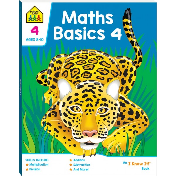 School Zone - Math Basics 4 - I Know it Book (8-10y) - Hinkler - BabyOnline HK