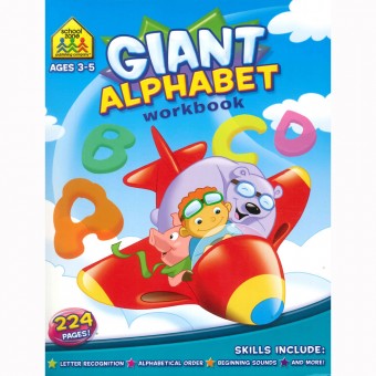School Zone - Giant Alphabet Workbook