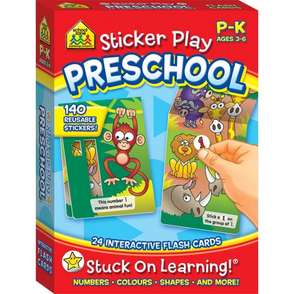School Zone - Sticker Play - Preschool - Hinkler - BabyOnline HK