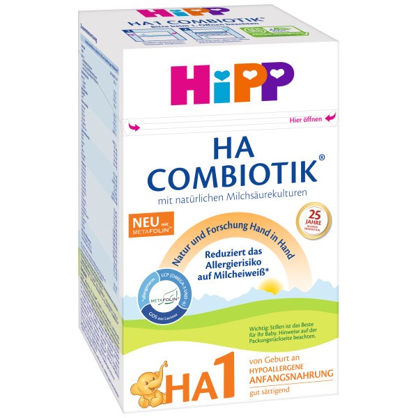 HiPP (德國版) 低敏雙益菌初生嬰兒奶粉 (1階段) 600g - HiPP (German) - BabyOnline HK