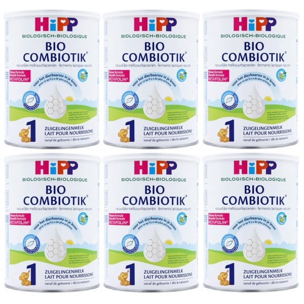 HiPP (荷蘭版) 有機雙益嬰兒奶粉 (1階段) 800g (6罐) - HiPP (Dutch) - BabyOnline HK