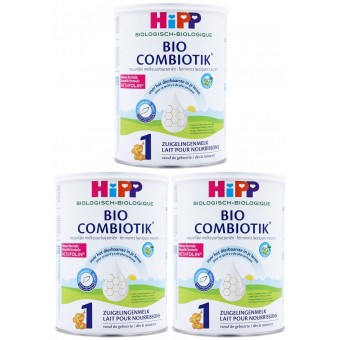 HiPP (荷蘭版) 有機雙益嬰兒奶粉 (1階段) 800g (3罐)