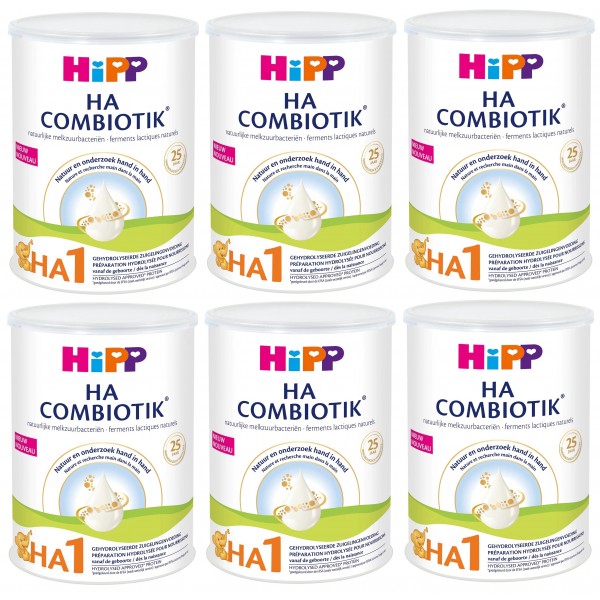 HiPP (荷蘭版) 低敏雙益菌初生嬰兒奶粉 (1階段) 800g (6罐) - HiPP (Dutch) - BabyOnline HK