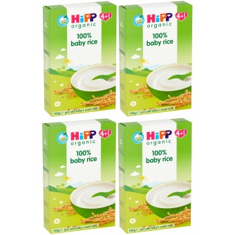 HiPP Organic - 有機米糊 160g (4 盒)