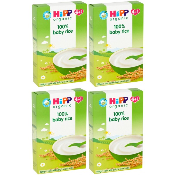HiPP Organic - 有機米糊 160g (4 盒) - HiPP (UK) - BabyOnline HK
