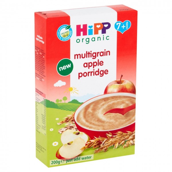 HiPP Organic - Multigrain Apple Porridge 200g - HiPP (UK) - BabyOnline HK