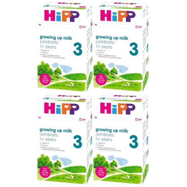 HiPP Combiotic Growing Up Milk with DHA 600g (4 boxes) - HiPP (UK) - BabyOnline HK
