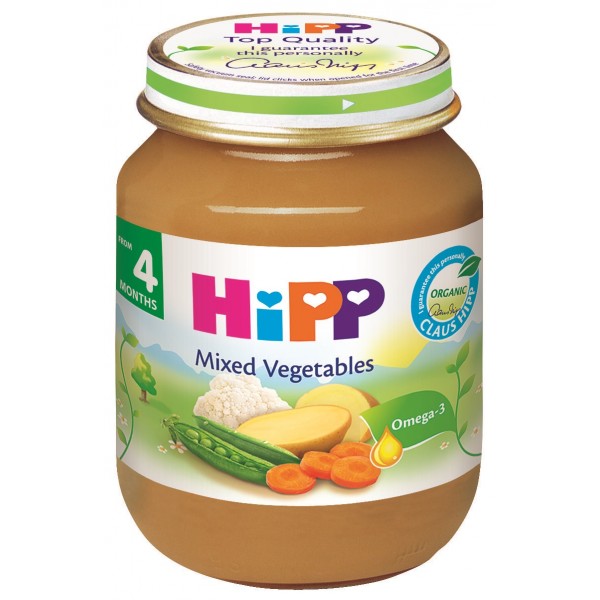 Organic Mixed Vegetables 125g - HiPP HK - BabyOnline HK