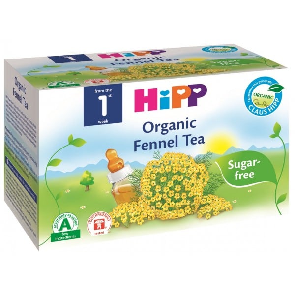 Organic Fennel Tea for Baby (20 tea bags) - HiPP HK - BabyOnline HK