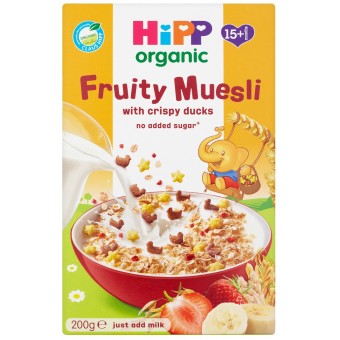 HiPP Organic - Fruity Muesli with Crispy Ducks (15m+) 200g