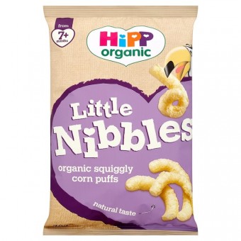 HiPP Organic - Little Nibbles - Organic Squiggly Corn Puffs (30g)