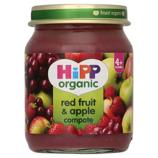 Red Fruit & Apple Compote (125g) - HiPP (UK) - BabyOnline HK