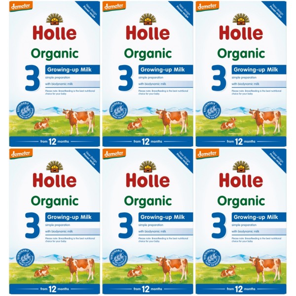 Holle - Organic Growing-up Milk 3 (600g) - 6 Boxes - Holle - BabyOnline HK