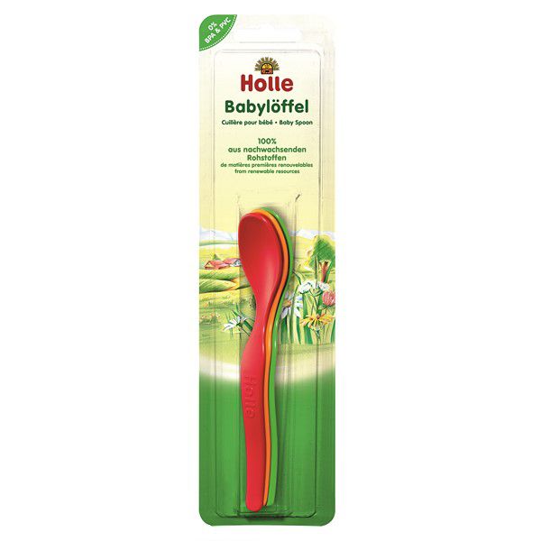 Baby Spoon (3 pieces) - Bisphenol A Free - Holle - BabyOnline HK