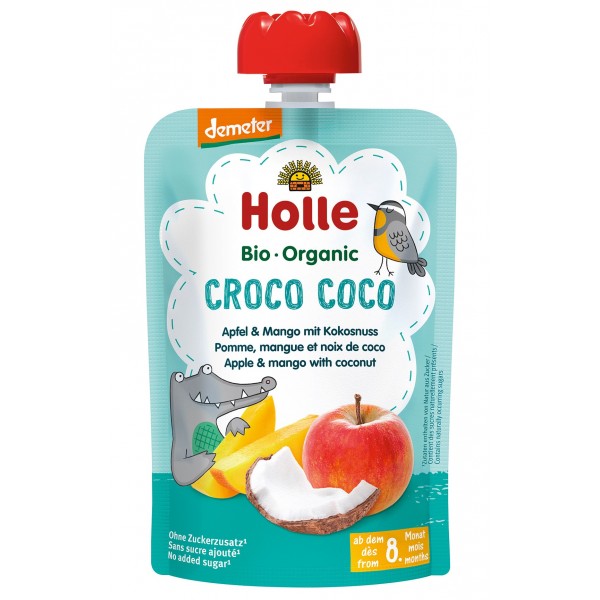 Croco Coco - 有機蘋果、芒果、椰子 100g - Holle - BabyOnline HK