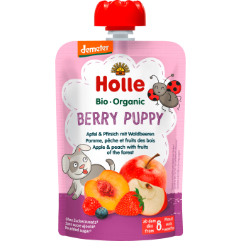 Berry Puppy - Organic Apple, Peach with Fruits of the Forest 100g