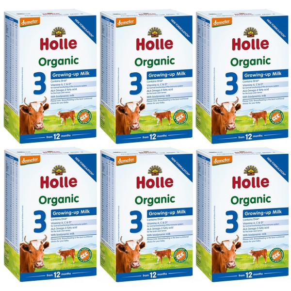 Holle - Organic Growing-up Milk 3 with DHA (600g) - 6 Boxes - Holle - BabyOnline HK