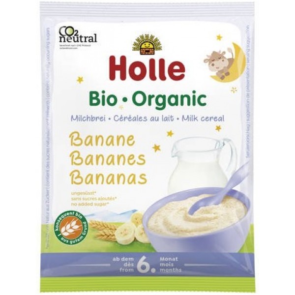 Organic Milk Cereal with Banana (Trial Pack) 25g - Holle - BabyOnline HK