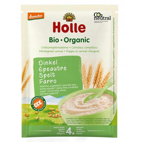 Organic Spelt Porridge (Trial Pack) 25g - Holle - BabyOnline HK