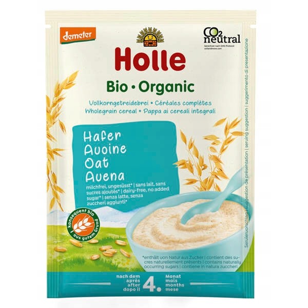 Organic Oats Porridge (Trial Pack) 25g - Holle - BabyOnline HK