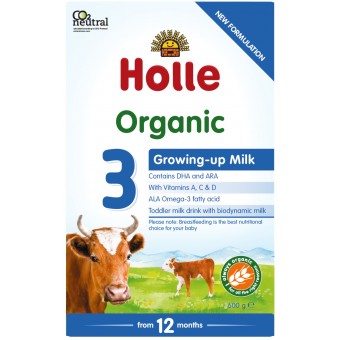 Holle - Organic Growing-up Milk 3 with DHA & ARA (600g)