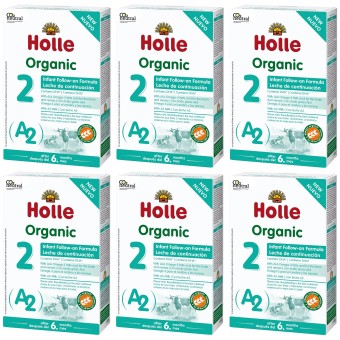 Holle - Organic A2 Infant Follow On Formula with DHA - Stage 2 (400g) - 6 boxes