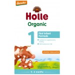 Holle - 有機 1 號嬰兒奶粉配方 (添加DHA ) 500g - 5盒 - Holle - BabyOnline HK