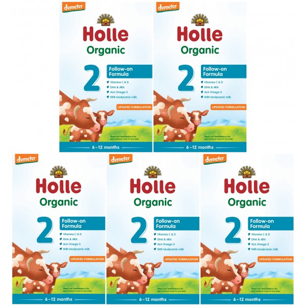 Holle - Organic Infant Follow-On 2 with DHA & ARA (500g) - 5 Boxes - Holle - BabyOnline HK
