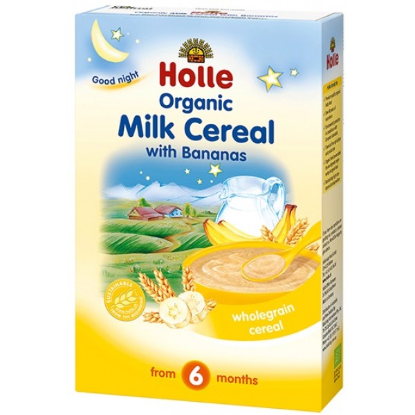 Organic Milk Cereal with Banana 250g - Holle - BabyOnline HK