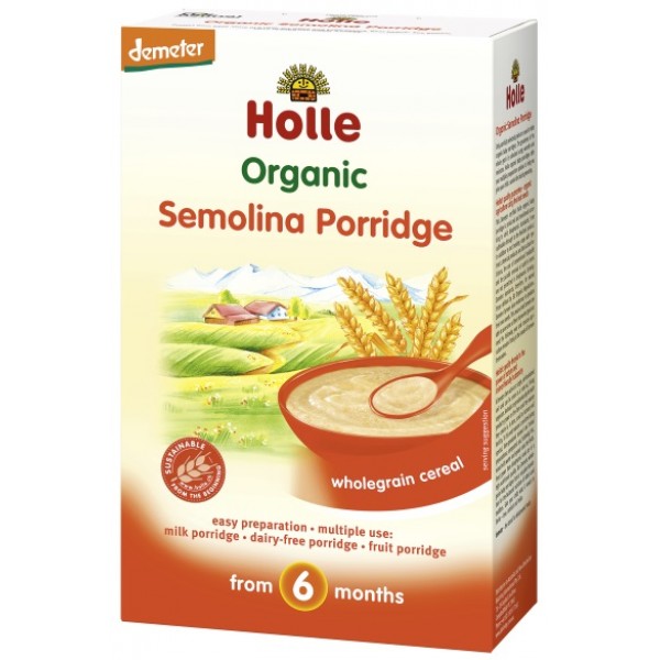 Organic Baby Semolina Porridge 250g - Holle - BabyOnline HK