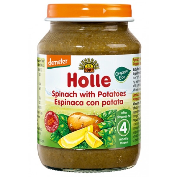 Organic Spinach with Potatoes 190g - Holle - BabyOnline HK