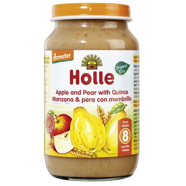 Organic Apple and Pear with Quince 220g - Holle - BabyOnline HK